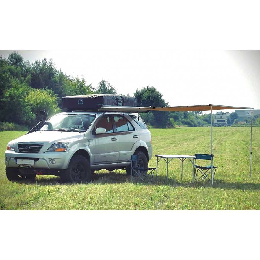 Sidomarkis / Awning 2×2m med Alu-kassett ifrån Kangaroowinch – För äventyr utan gränser - Bild 3